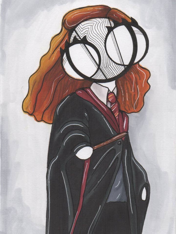 Hermione Granger Konsttryck för wholesale av Harth Creations