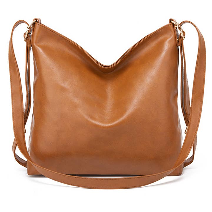 BROWN RETRO PU HANDBAG LEATHER BACKPACK FOR WOMEN_CWAB0563 for wholesale on Faire13
