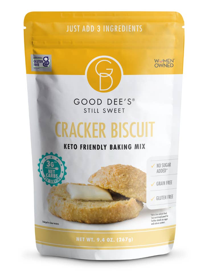 Cracker Biscuit Keto Mix - Gluten Free and No Added Sugar for wholesale by Good Dee's