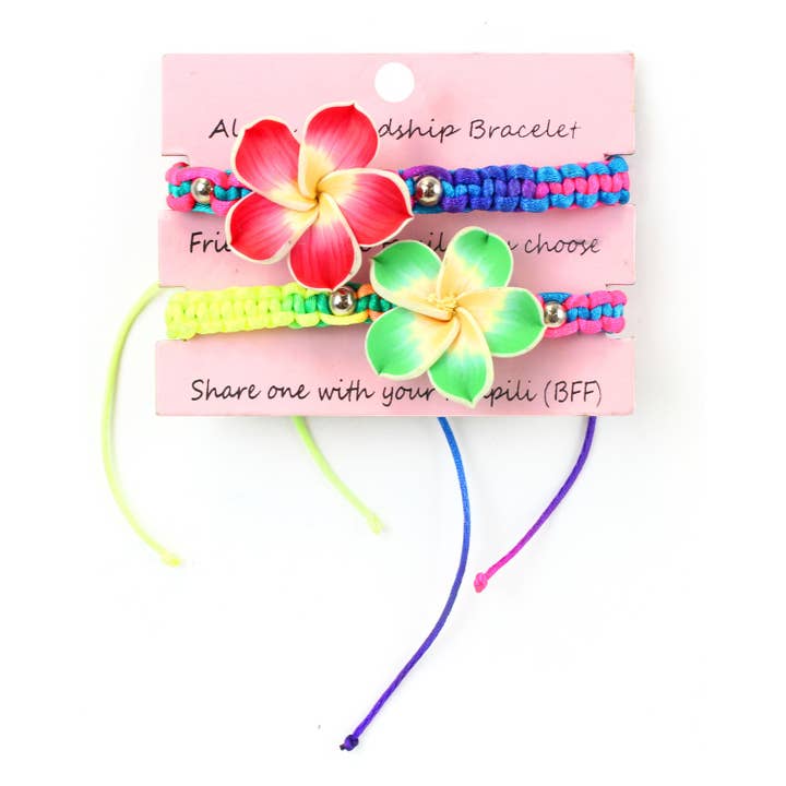 Bracelet d'amitié ajustable en forme de fleur en solde pour la vente par Beachcombers