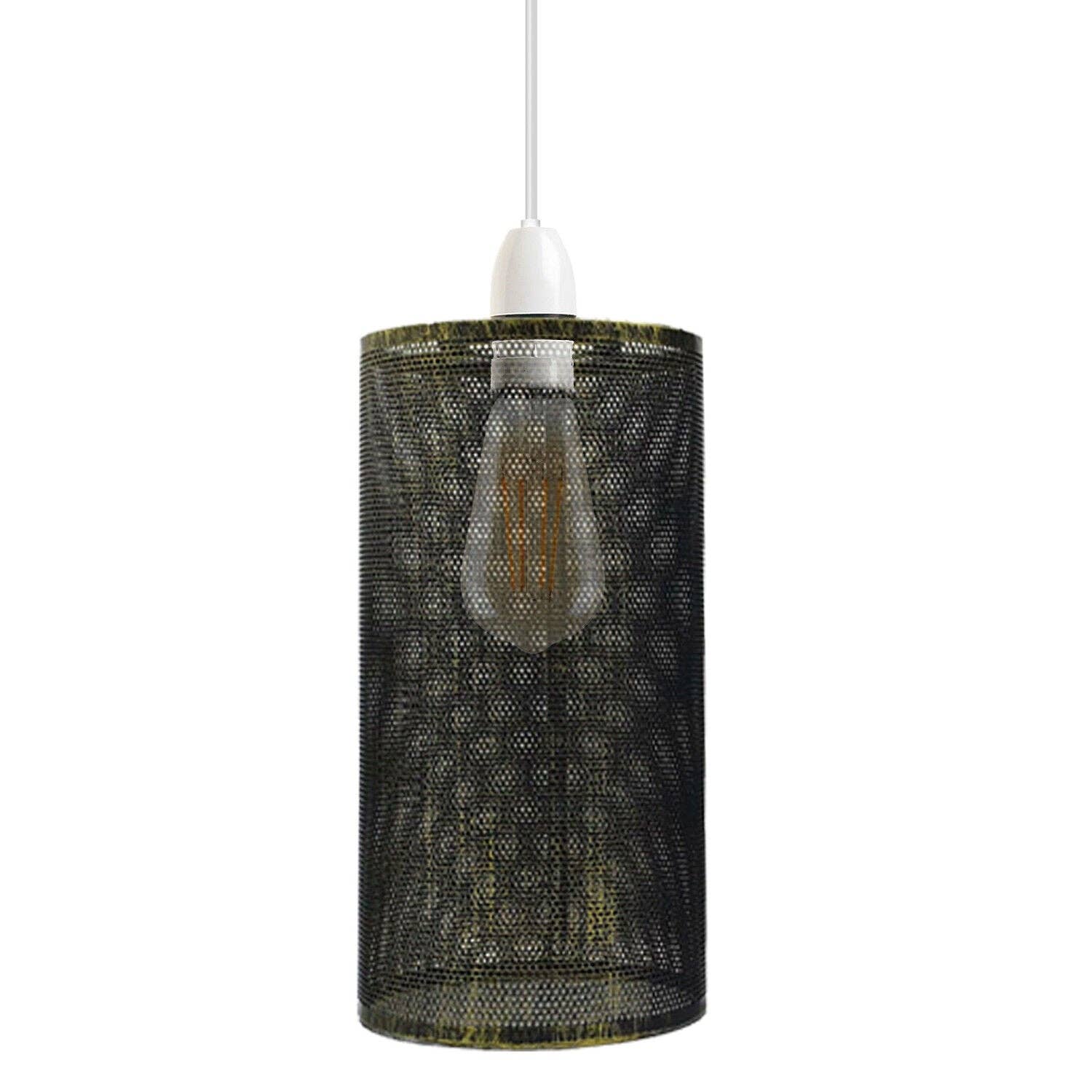 Ledsone - Wholesale Chandelier/Hanging Light - Abat-jour vintage en forme de cage en métal Suspension en métal Lampe5