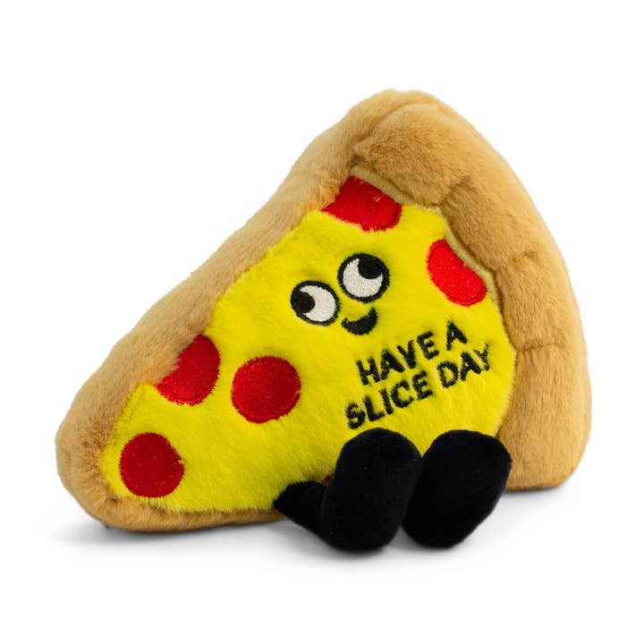 Just Kiddin' Pizza Plushies for Kids Toy Funny for wholesale by Punchkins