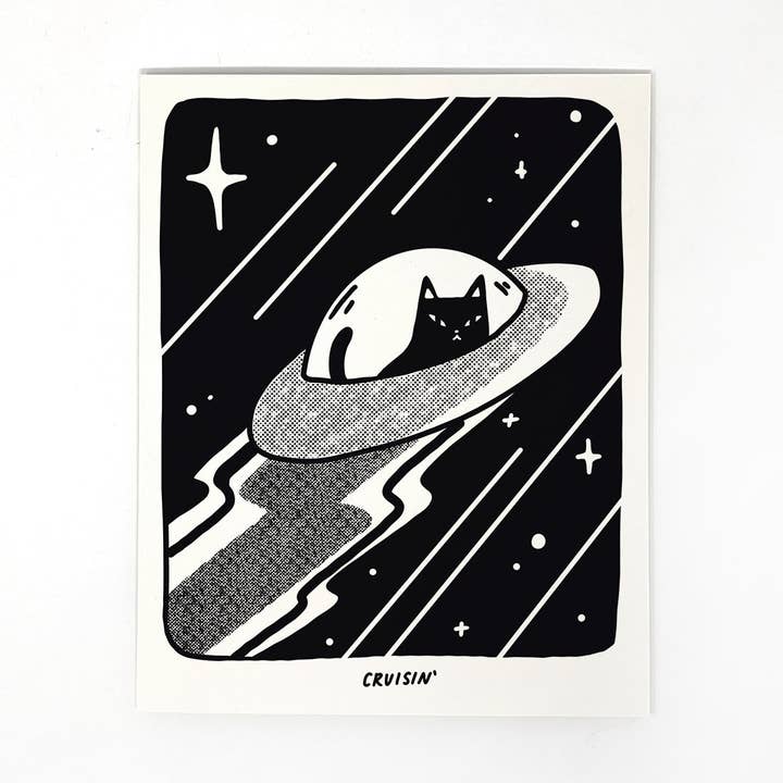 Sérigraphie Cruisin' pour la vente par Secret Planet
