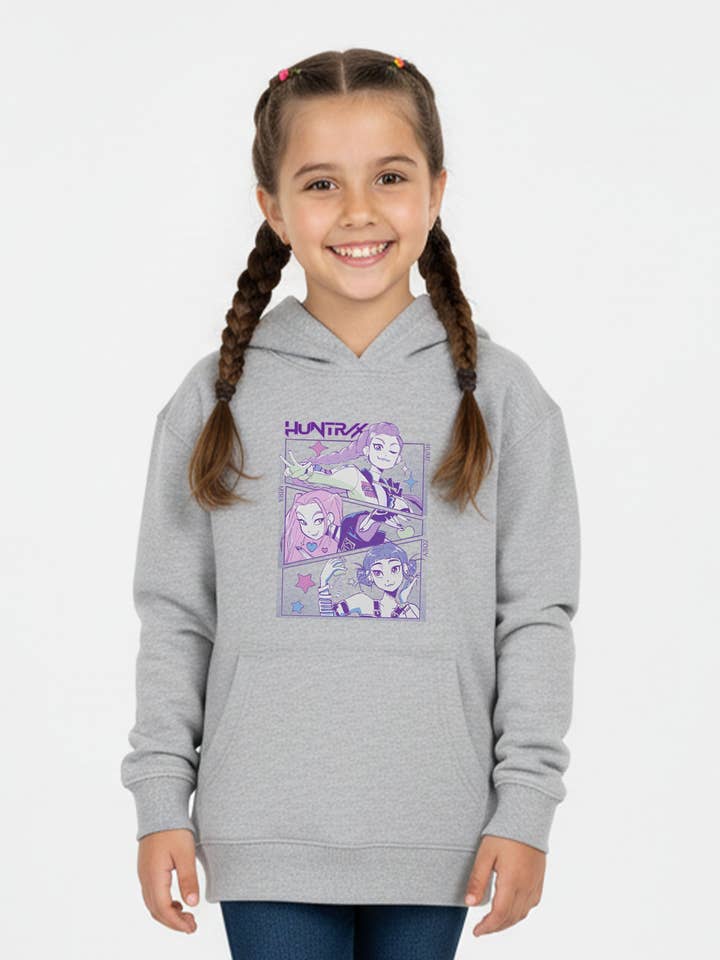 Kids Huntrix K-pop Anime Printed Hoodie for wholesale by Missi Clothing