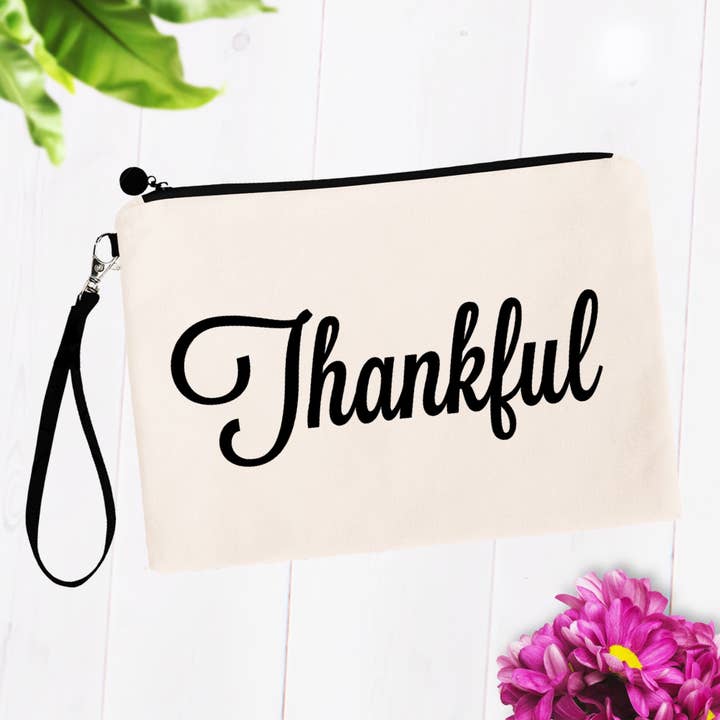 Bolsas de maquillaje Thankful St para venta al por mayor de SheMugs