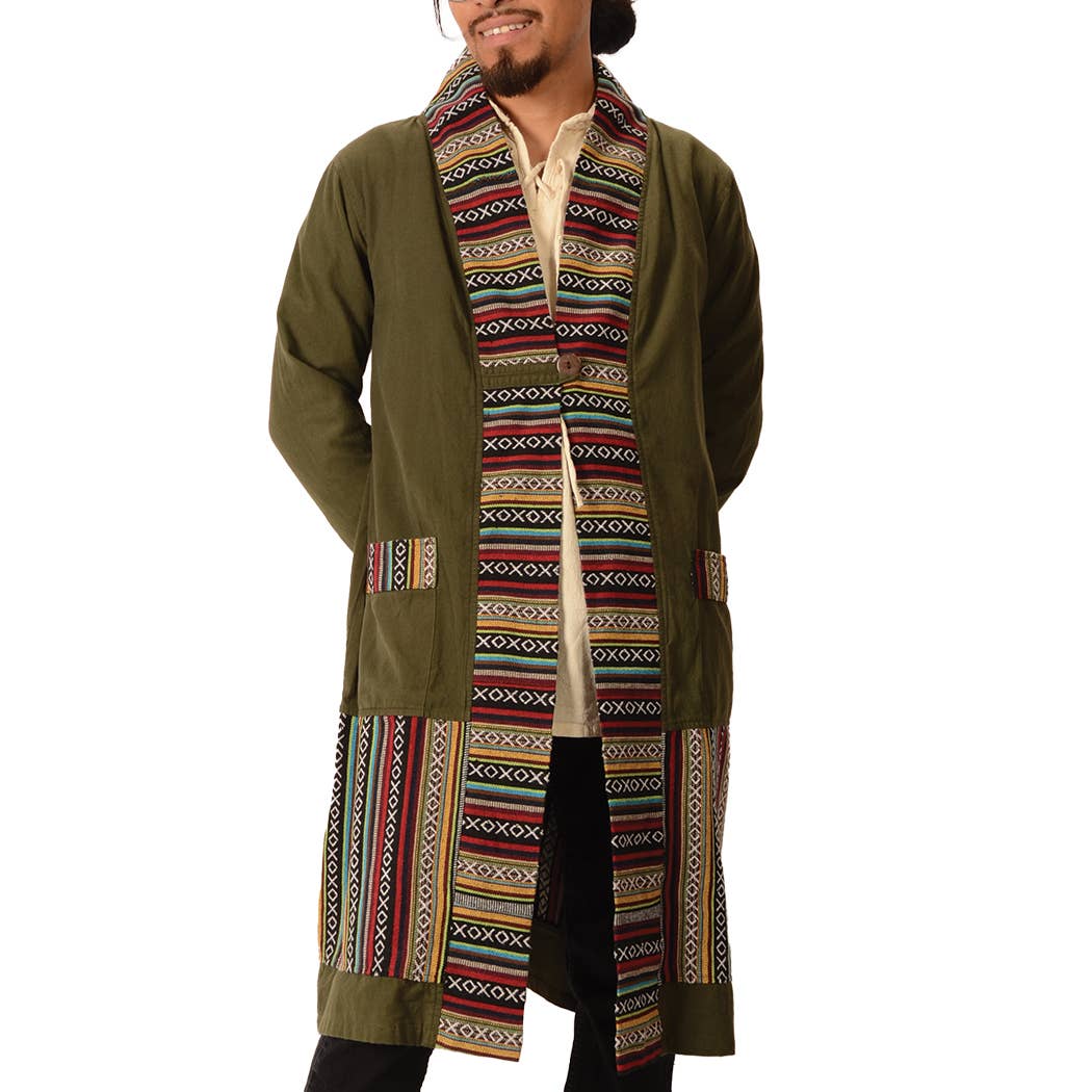 Gypsy Rose – Großhandel Jacke – Unisex – Baumwolle & Gheri Langer Duster-Mantel0