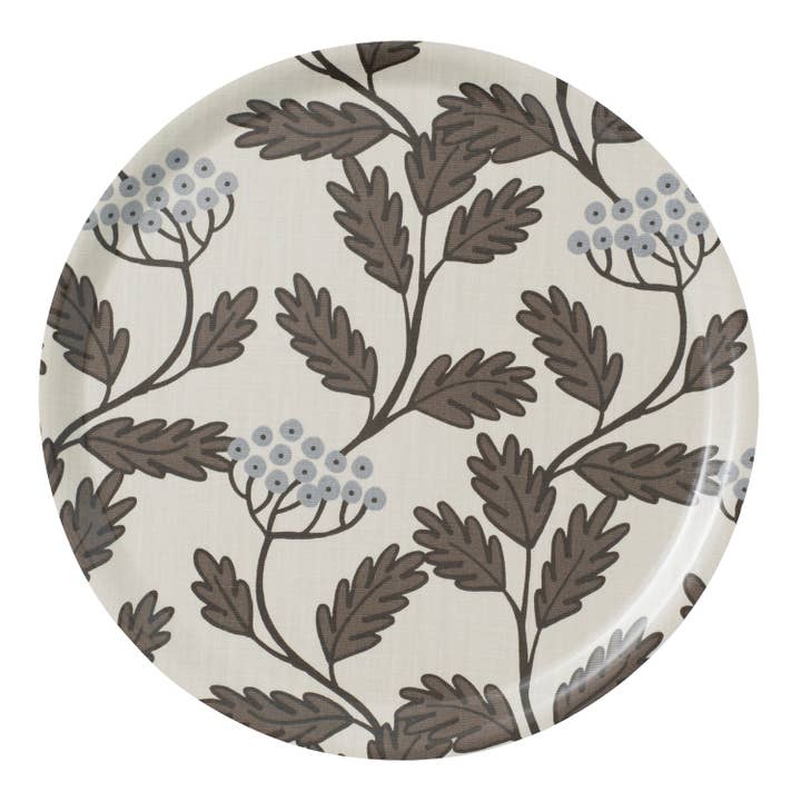 Spira of Sweden - Wholesale Serving Tray - RENFANA Tray Ø38 cm - Brown