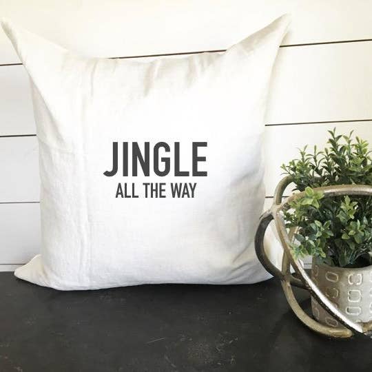 Housse d'oreiller Jingle pour la vente par Design District Co
