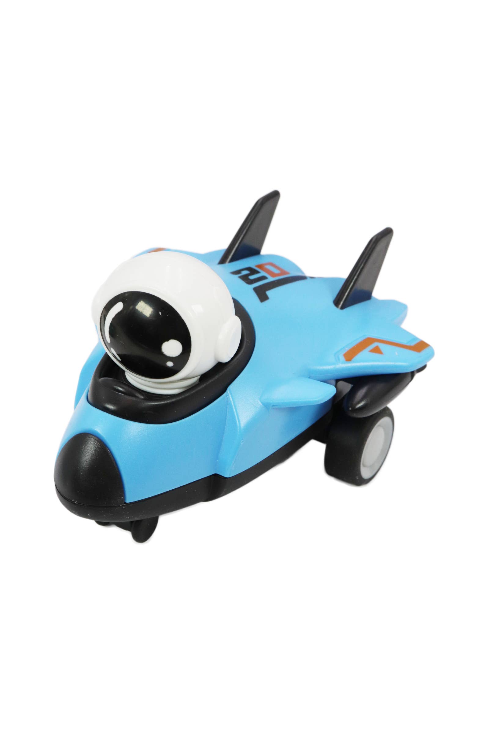 Cap Zone - Wholesale Wind-Up Toy - Kids - Kids Outer Space Jet Plane Wind-Up Toy - 12 pcs3