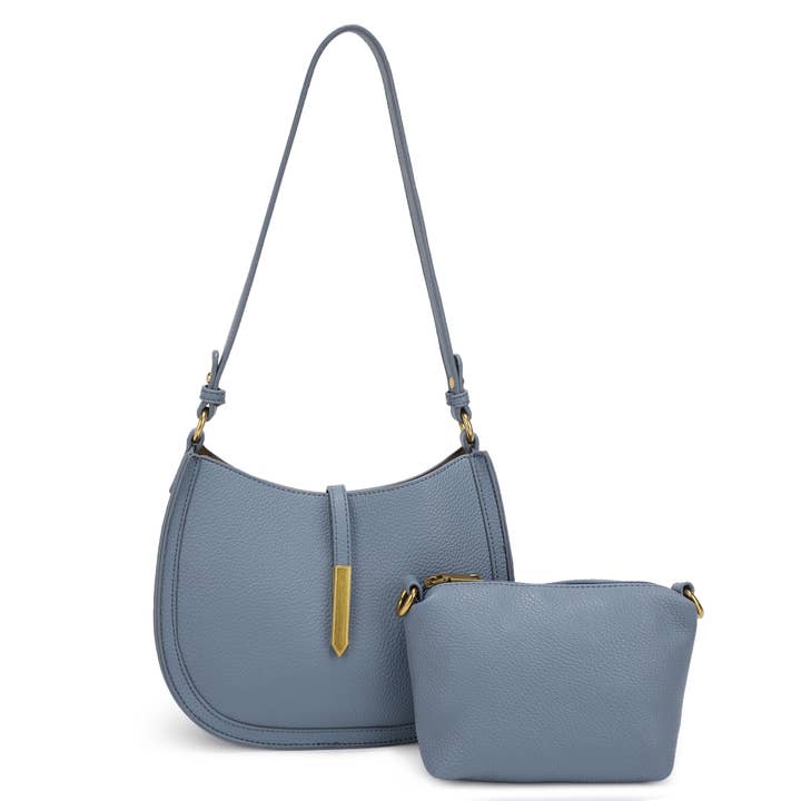 KAYLA+AVA - Wholesale Shoulder Bag - Women's - KELLY SHOULDER BAG WITH POUCH