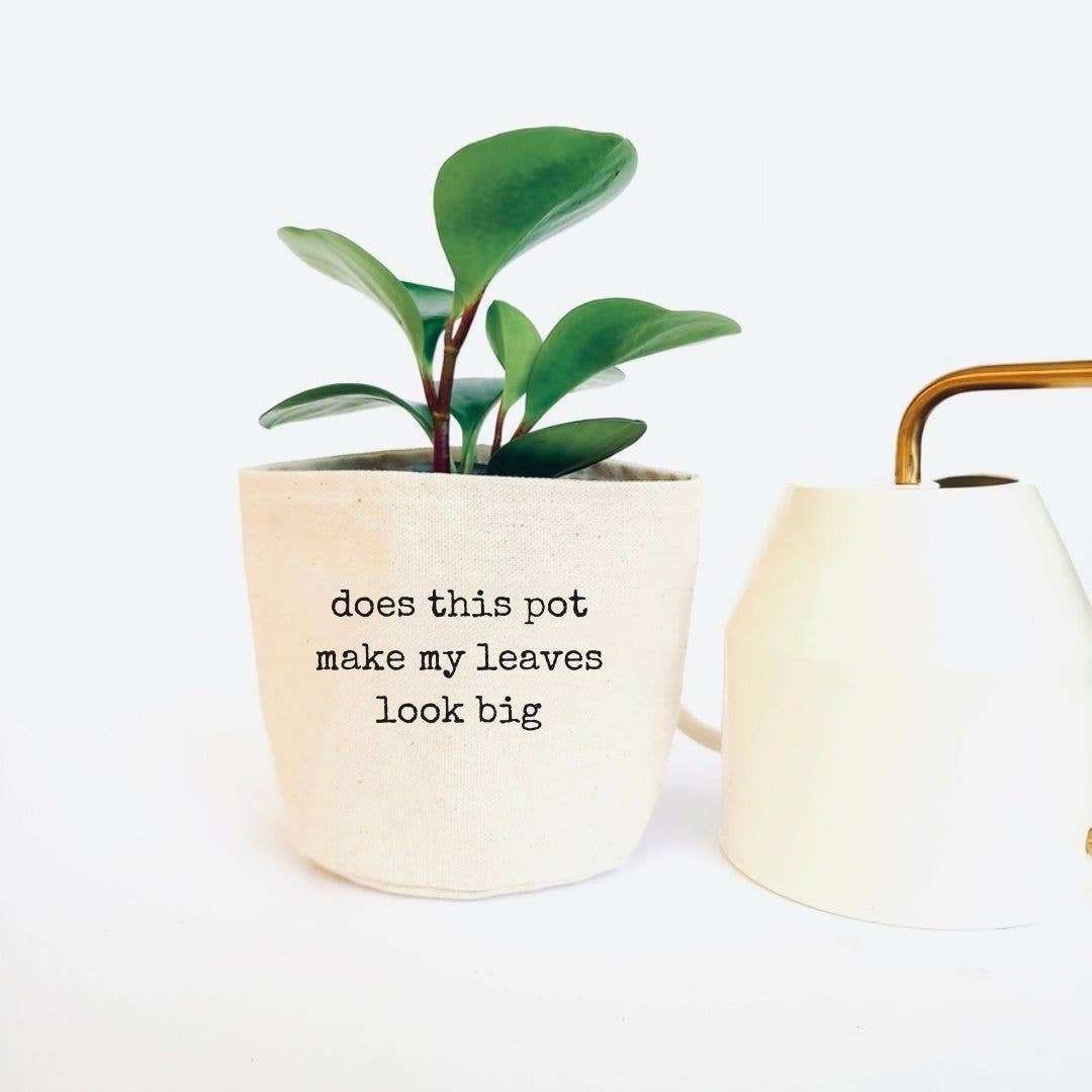 Leaf and Root Co. – Engroshandel Plantekrukke – store blade lærred plantepottebetræk2