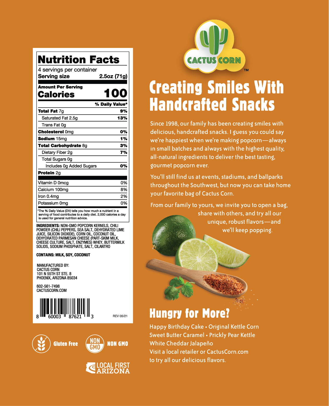 Cactus Corn - Wholesale Popcorn - Cactus Corn Popcorn Variety 12-Pack12