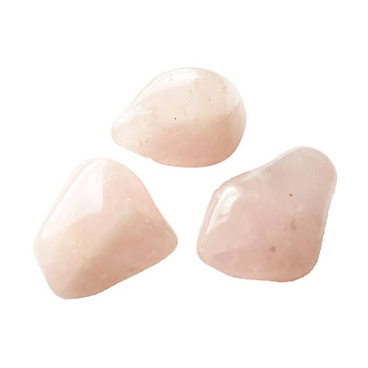 Pink quartz tumbled stones - 1 kg for wholesale by France Mineraux