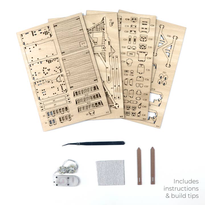 Next Level Distribution - Wholesale DIY Craft Kit - Tiny Treehouses - Tropical Lookout3