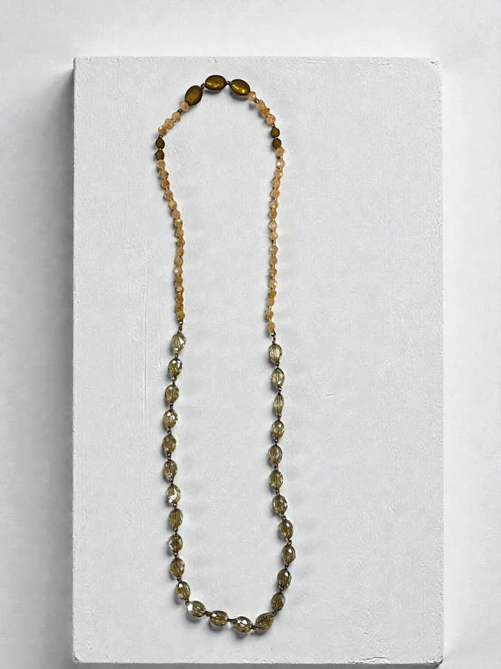 Colar reversível de camada dupla de 30" por atacado de Ava Capri