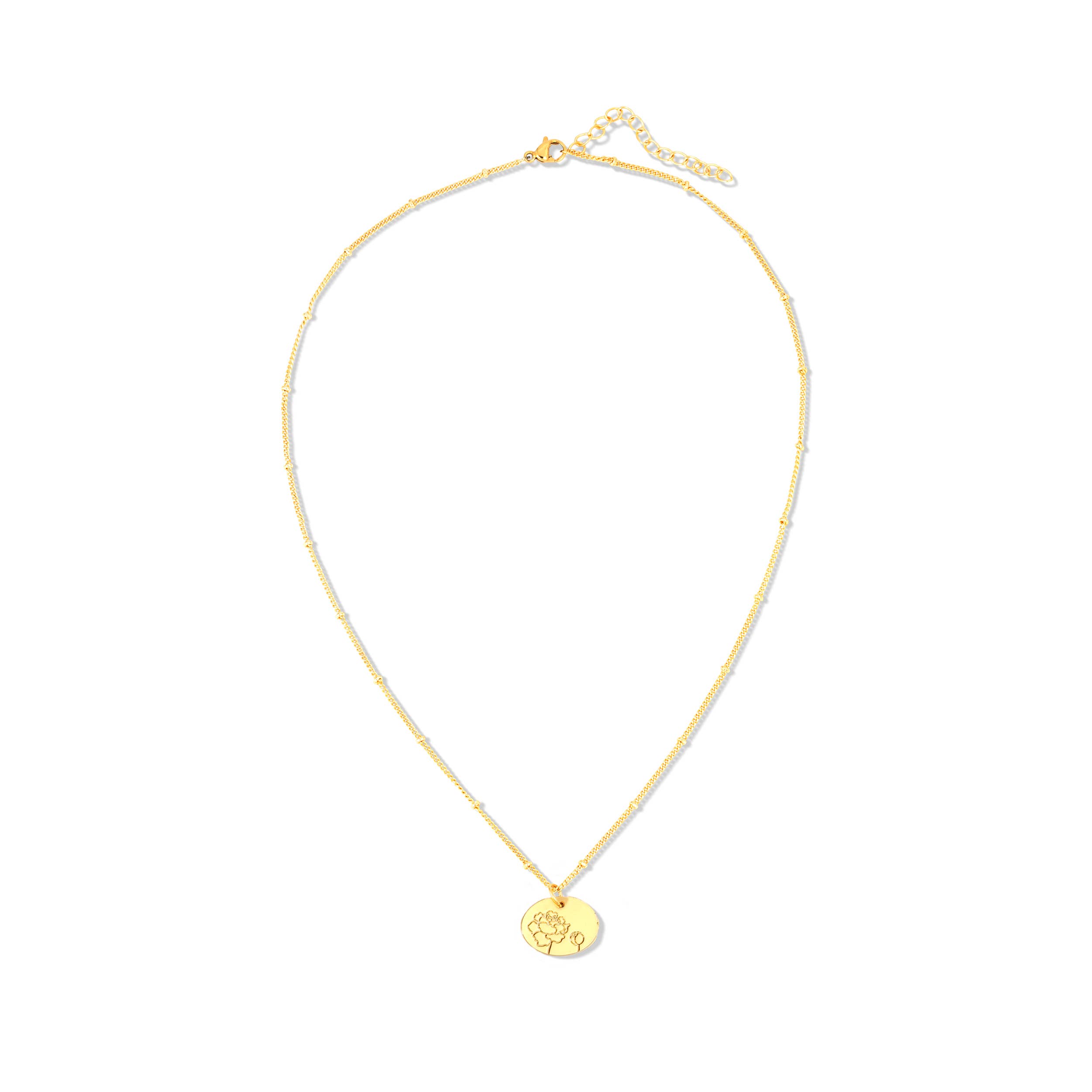 Lucky Feather - Wholesale Pendant/Charm Necklace - Birth Flower Necklace - September1