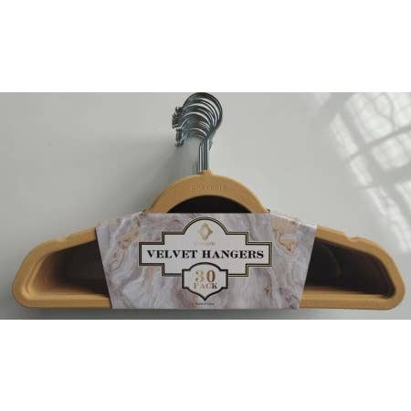 Concepts In Time - Wholesale Clothes hangers - Concepts 30pk Velvet Hangers – Sleek, Sturdy & Non-Slip10