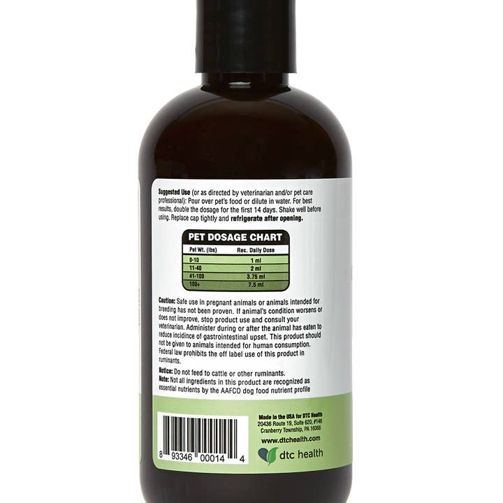 dtc health - Wholesale Pet Supplement - Dog - Dog Liquid Joint Care & Mobility Supplement - PLUS