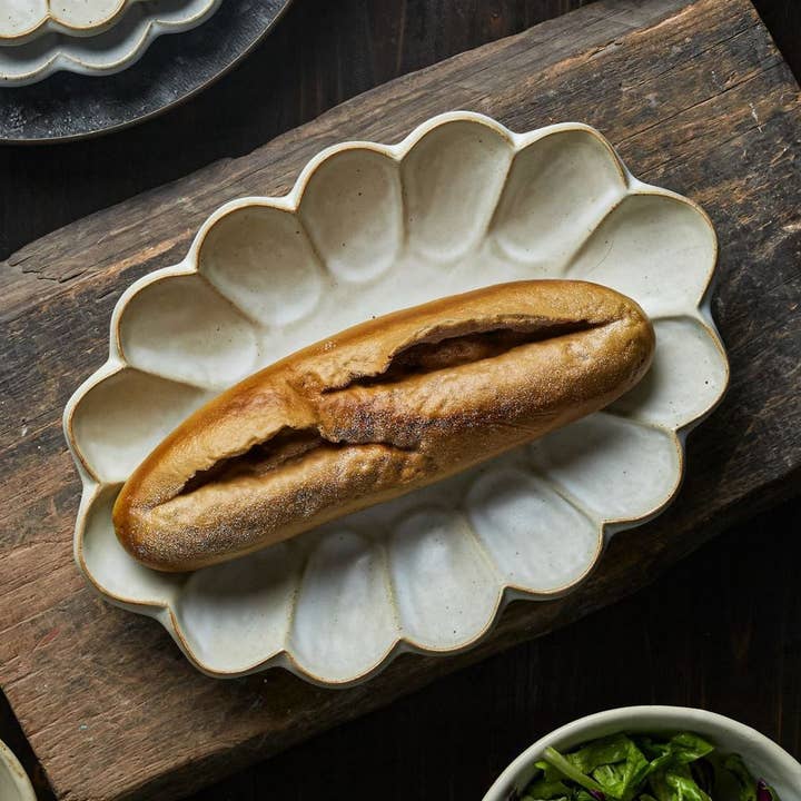 Gohobi (We cover U.S. import duties) - Vendita all'ingrosso Ciotole/Piatti decorativi - Gohobi Piatto da Pasta in Terracotta Stile Giapponese Fiori di Pero Fatto a Mano9