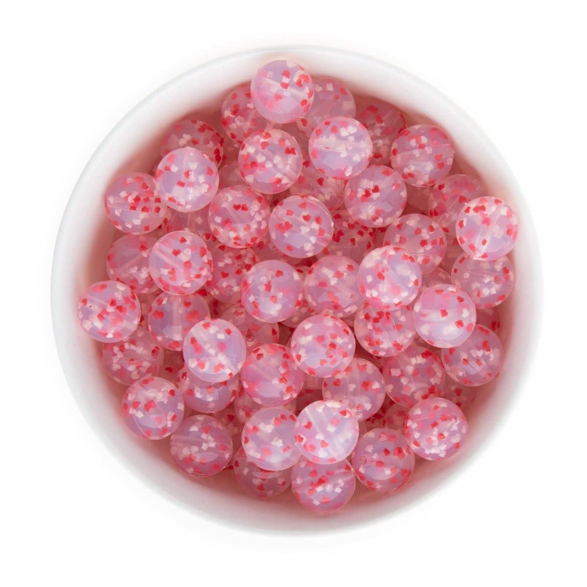 Cara & Co Silicone Craft Supply - Wholesale Craft Supplies - Sprinkle Silicone Round Beads - Loose Beads7