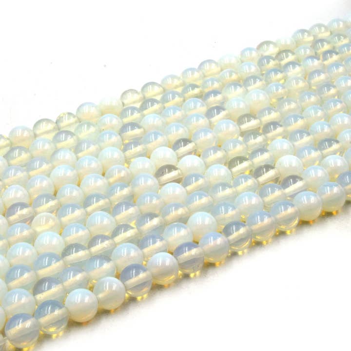 Only Beads - Wholesale Beads - Opalite Beads | Smooth Opalite Round Beads | 6mm 8mm 10mm 12mm1