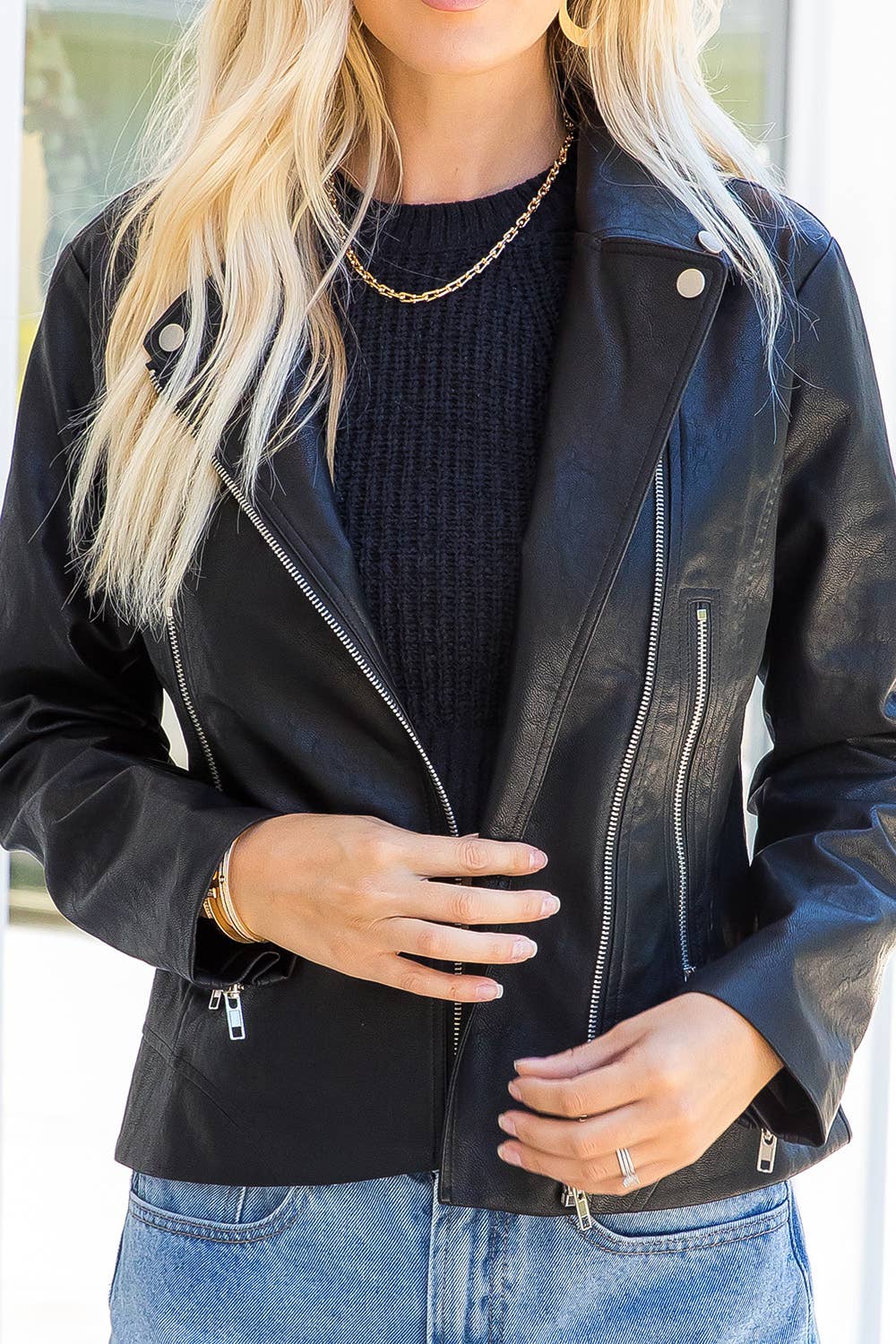 Sweet Lovely by Jen – wholesale Motorcykeljacka - Dam – Essential läderliknande motorcykeljacka25