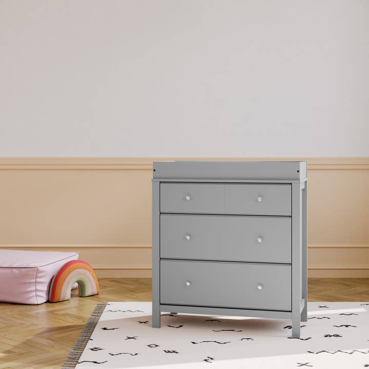 Storkcraft - Wholesale Bedroom Furniture - Storkcraft® Horizon 3 Drawer Chest with Changing Topper