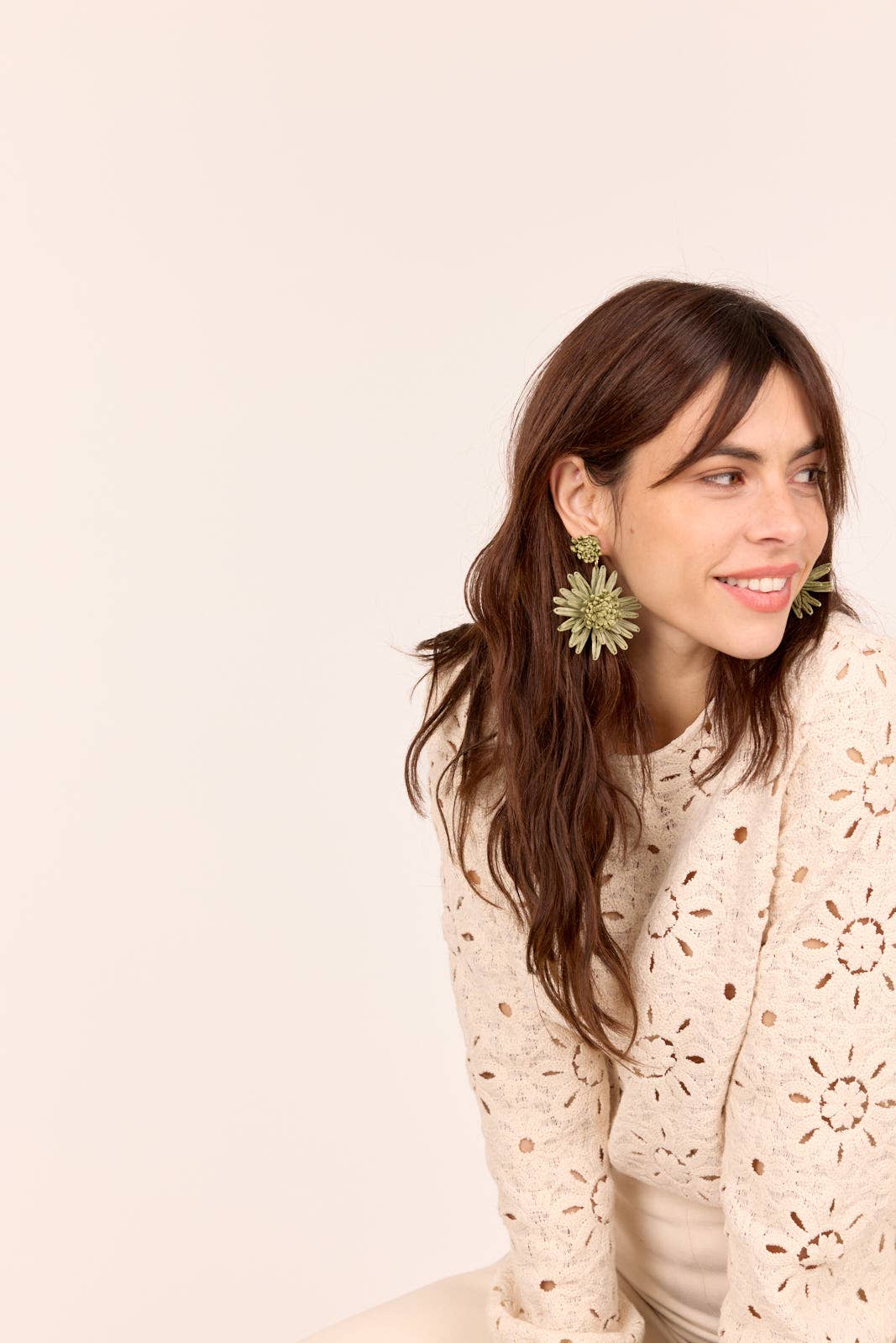 Maradji - Wholesale Dangle Earrings - FLORA RAFFIA EARRING1