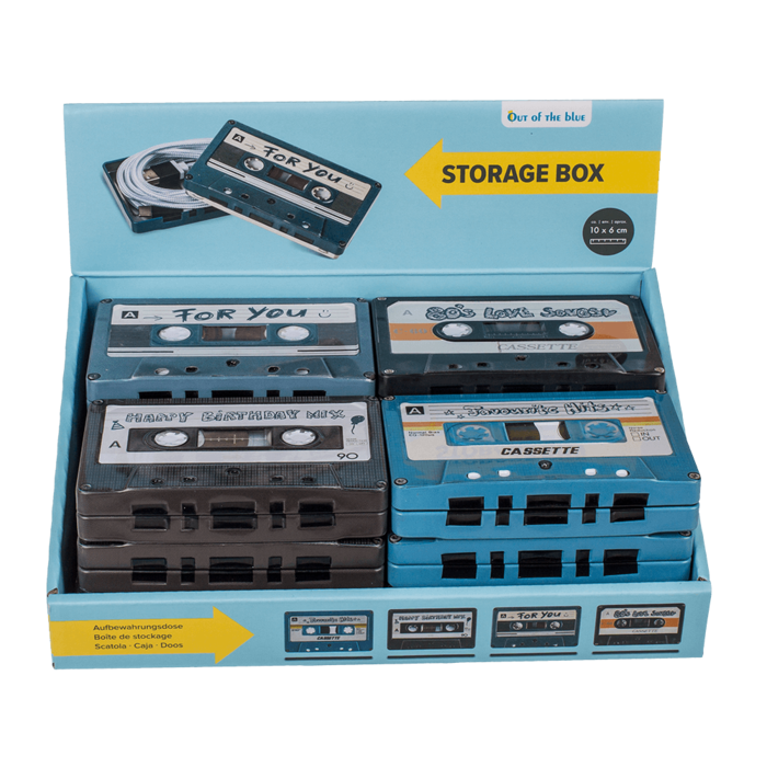 Out of the blue KG - Wholesale Storage Bin - Metal storage box, Music cassette,1
