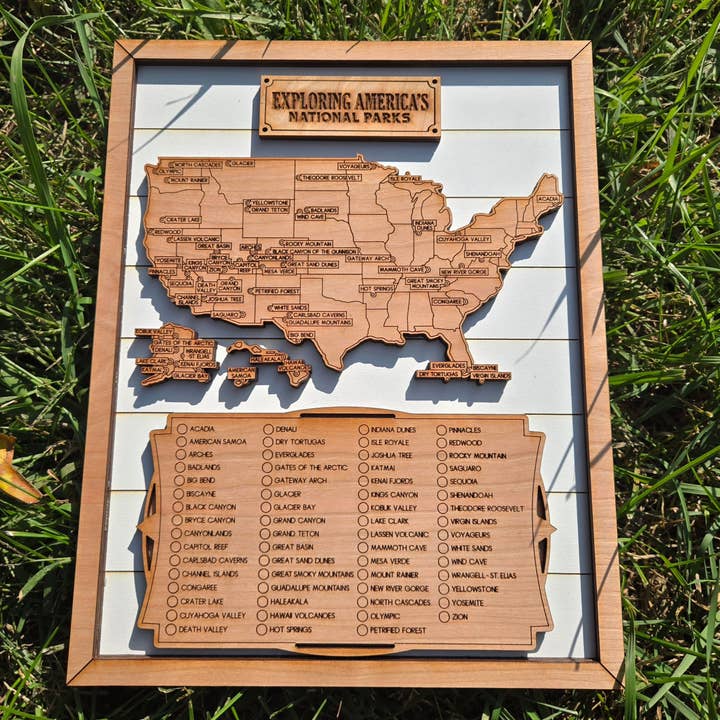 Mappa di viaggio del Parco Nazionale per la vendita all'ingrosso da parte di Droplets