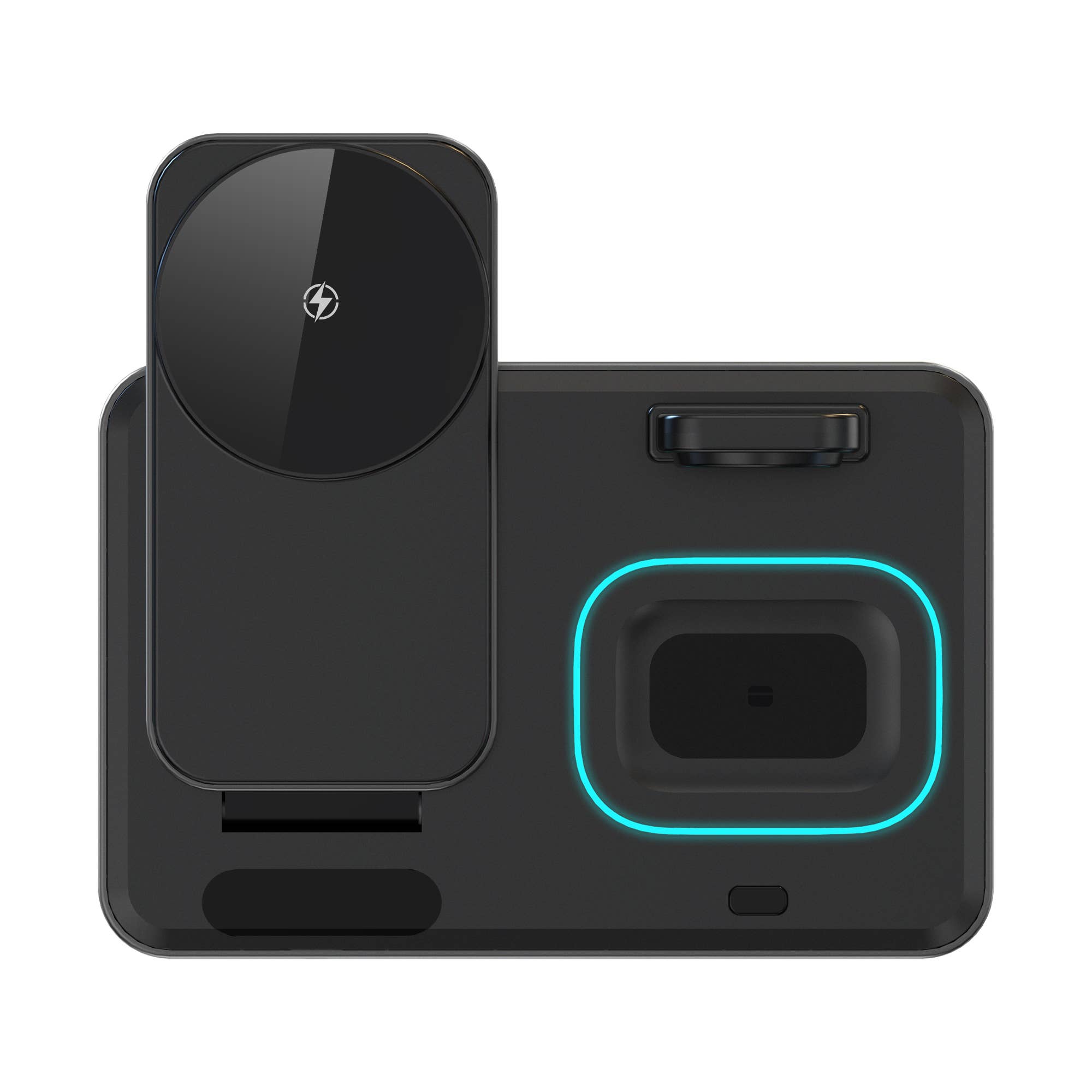 LAX Gadgets - Wholesale Charger - Flat Folding 3-in-1 Fast Wireless Charger -Retail Packaging26