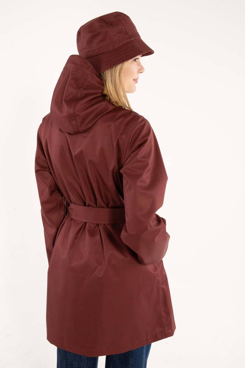 Danefae København - Wholesale Raincoat - Women's - Danerainlover Raincoat Dark Brick2