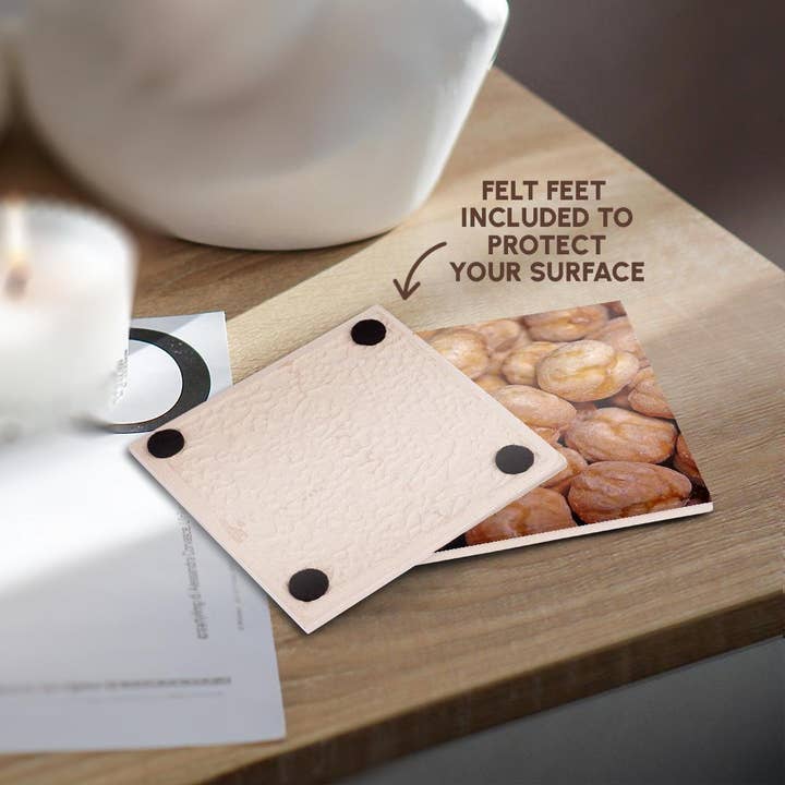 3dRose - Vendita all'ingrosso Sottobicchiere - 3dRose, Fotografia ravvicinata di ceci, Sottobicchiere3