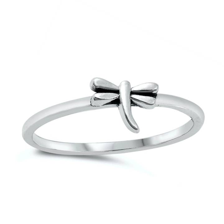 R-23 Tiny Dragonfly Ring for wholesale by Moonrise Jewelry