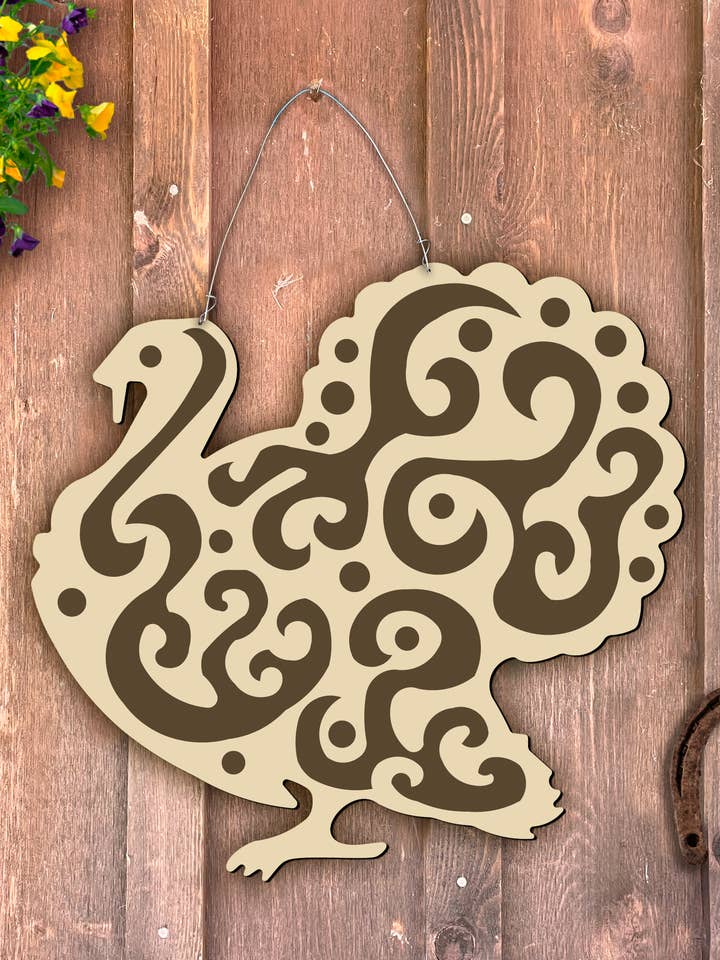 Arte in metallo per esterni Fancy Turkey per la vendita all'ingrosso da parte di Steel Southern Designs