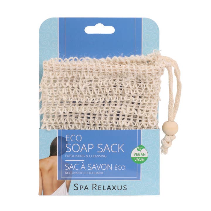 Sac de savon exfoliant Ramie pour la vente par Relaxus Products