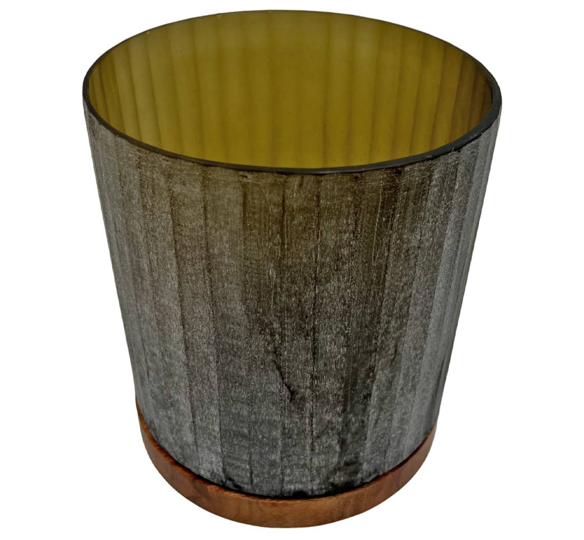 2626 Designs - Wholesale Vase - Decorative Handmade Glass Cylinder Vase in Gray1