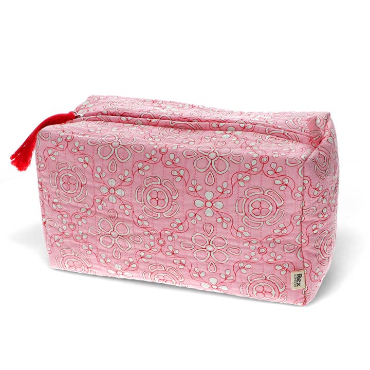Rex London - Wholesale Toiletry Bag - Women's - Quilted wash bag - Anushka