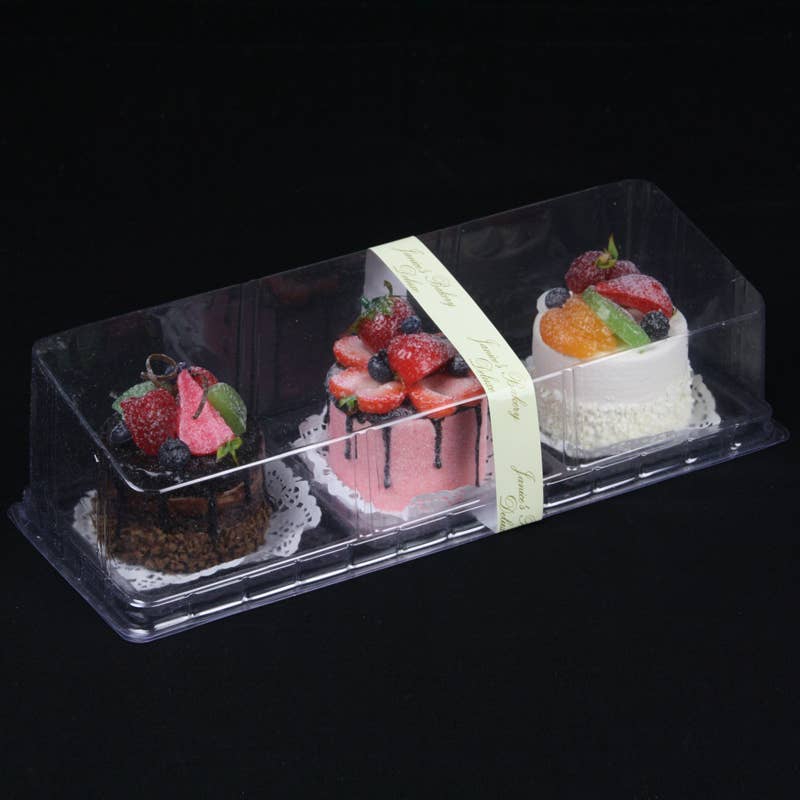 Floratexx - Wholesale Decorative Tabletop Object - Tartlets x3 sort. Fruit-earth, blueberry 8*6 cm0