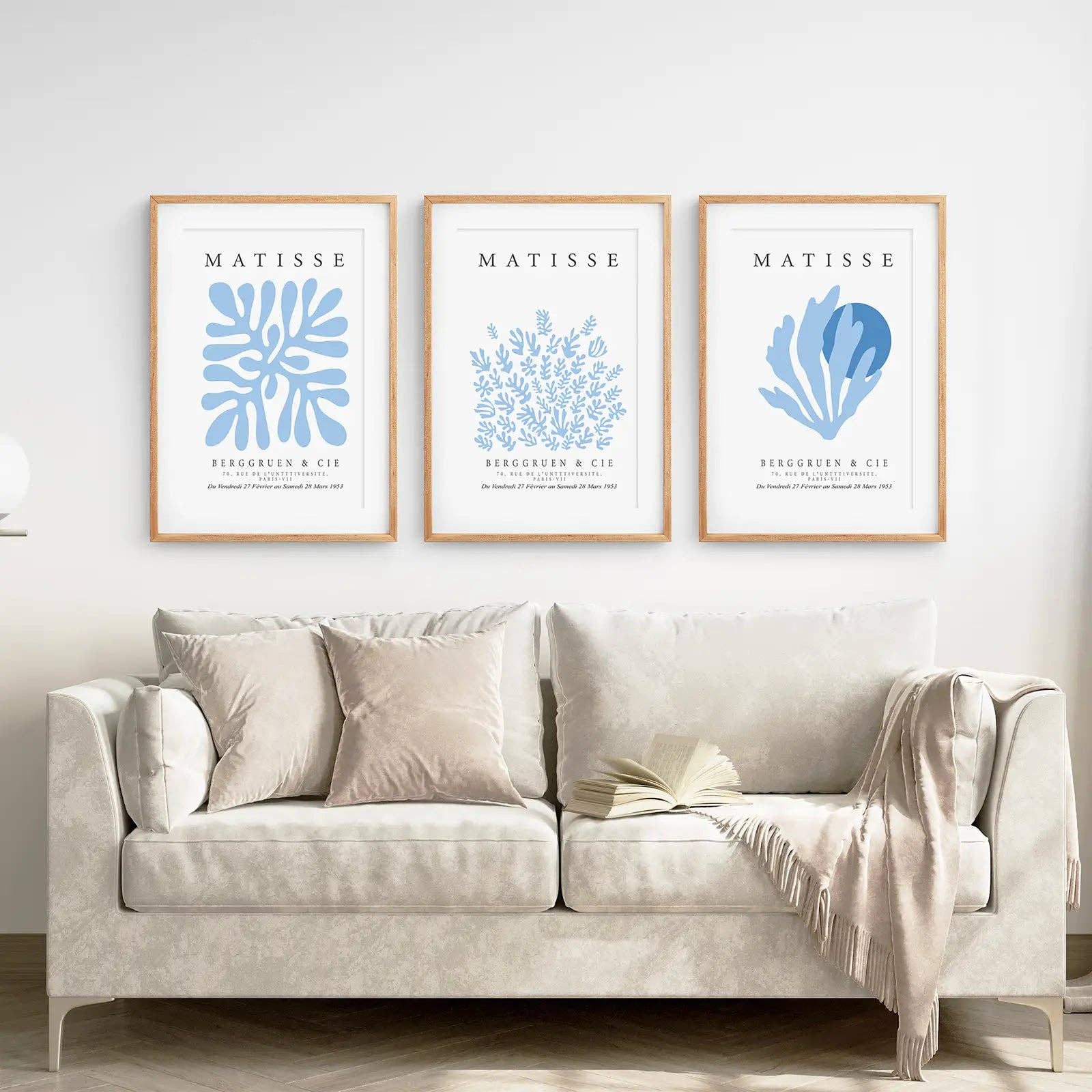 Art Lane - Wholesale Art Print - Light Blue Henri Matisse Exhibition Wall Art Print3