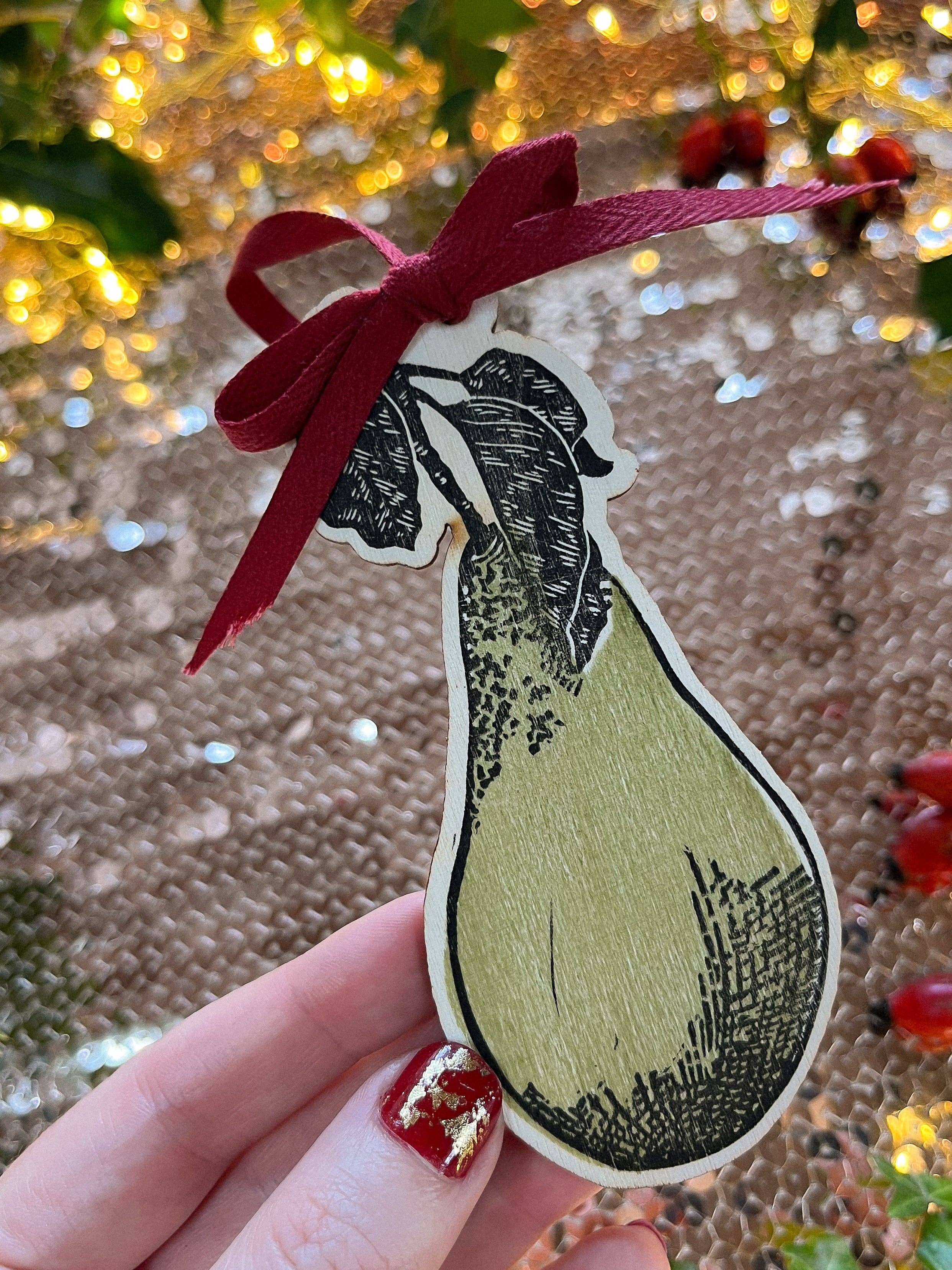 Beth Lewis Art - Wholesale Ornament - Wooden Tree Decorations0