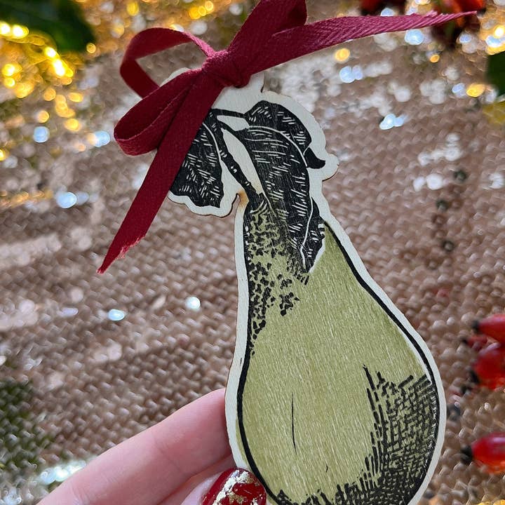 Beth Lewis Art - Wholesale Ornament - Wooden Tree Decorations