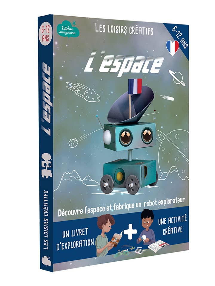 Kit DIY robot explorateur - bricolage enfant pour la vente par L'Atelier Imaginaire