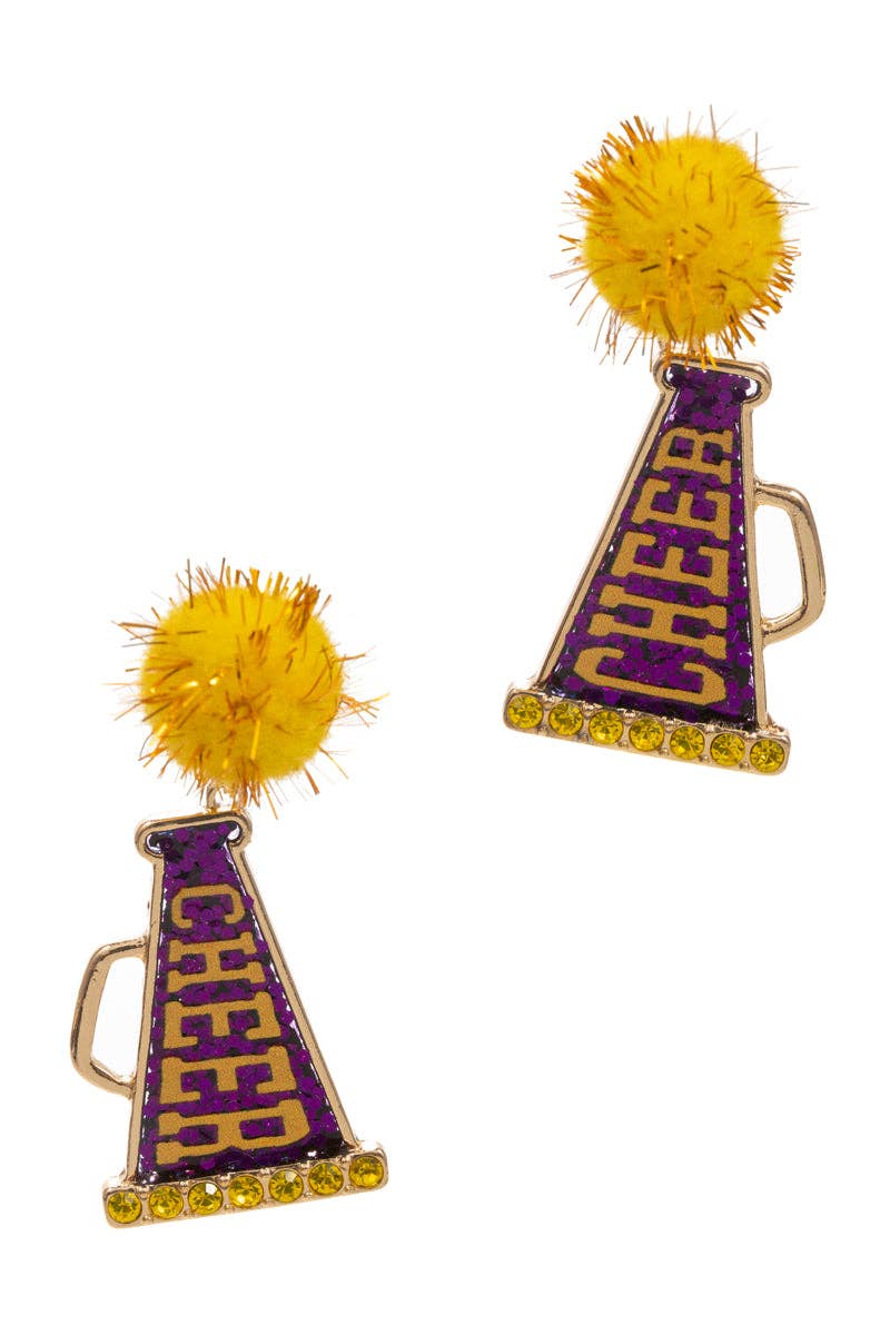 Designature New York – Großhandel Ohrstecker – Spieltag Jubel Megafon Acryl Ohrstecker7