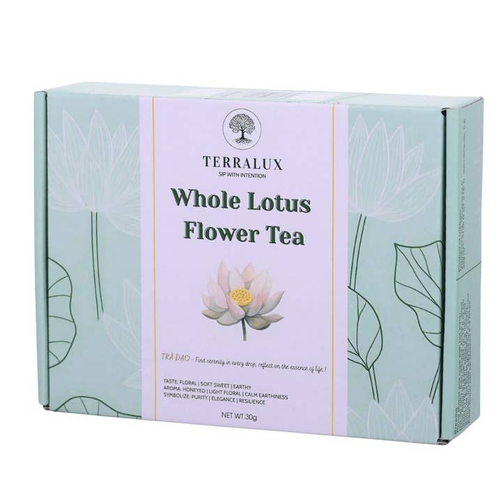 Whole Lotus Flower Tea for wholesale by Terralux LLC