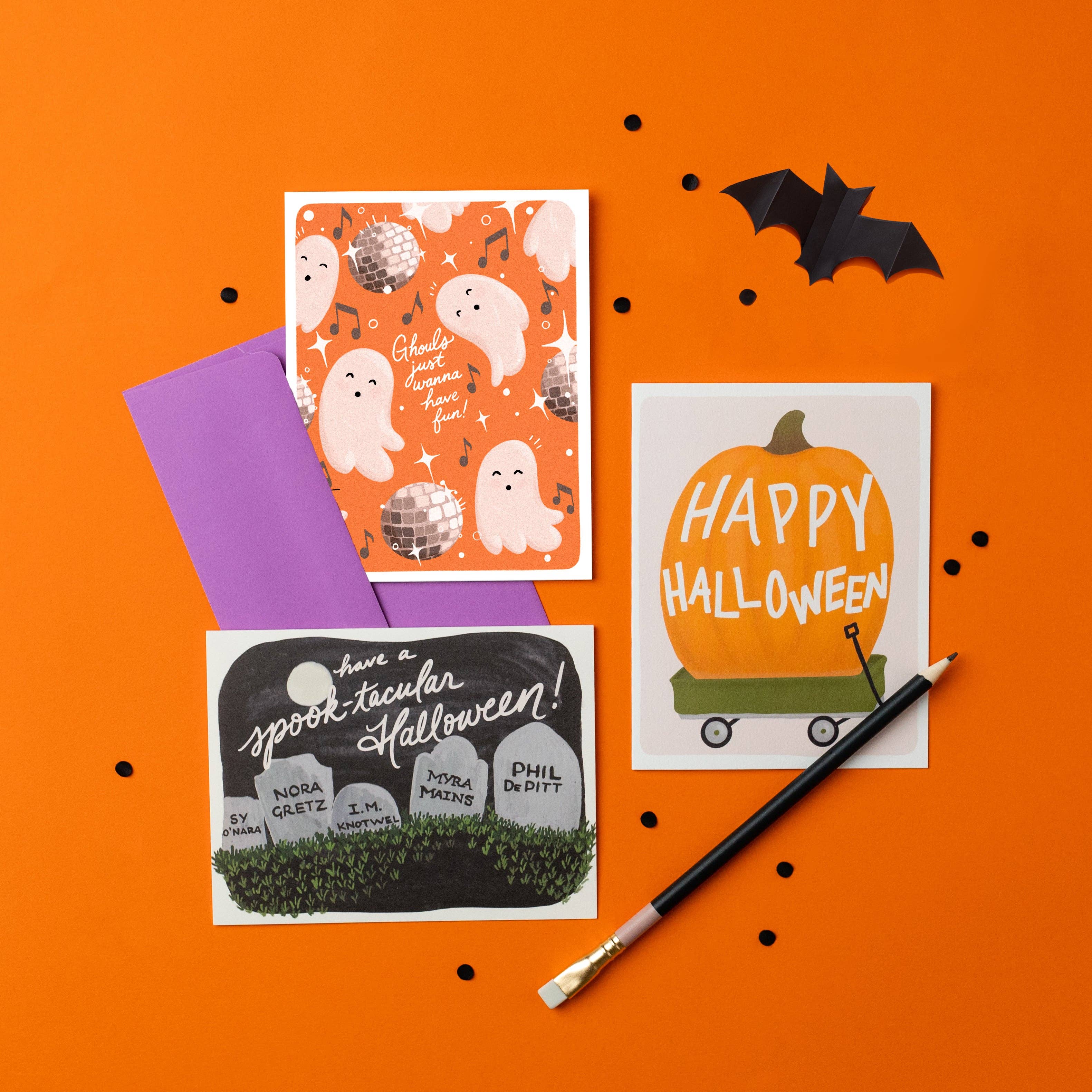 Slightly Stationery - Wholesale Halloween Card - Ghouls Wanna Have Fun Card | Halloween Card1