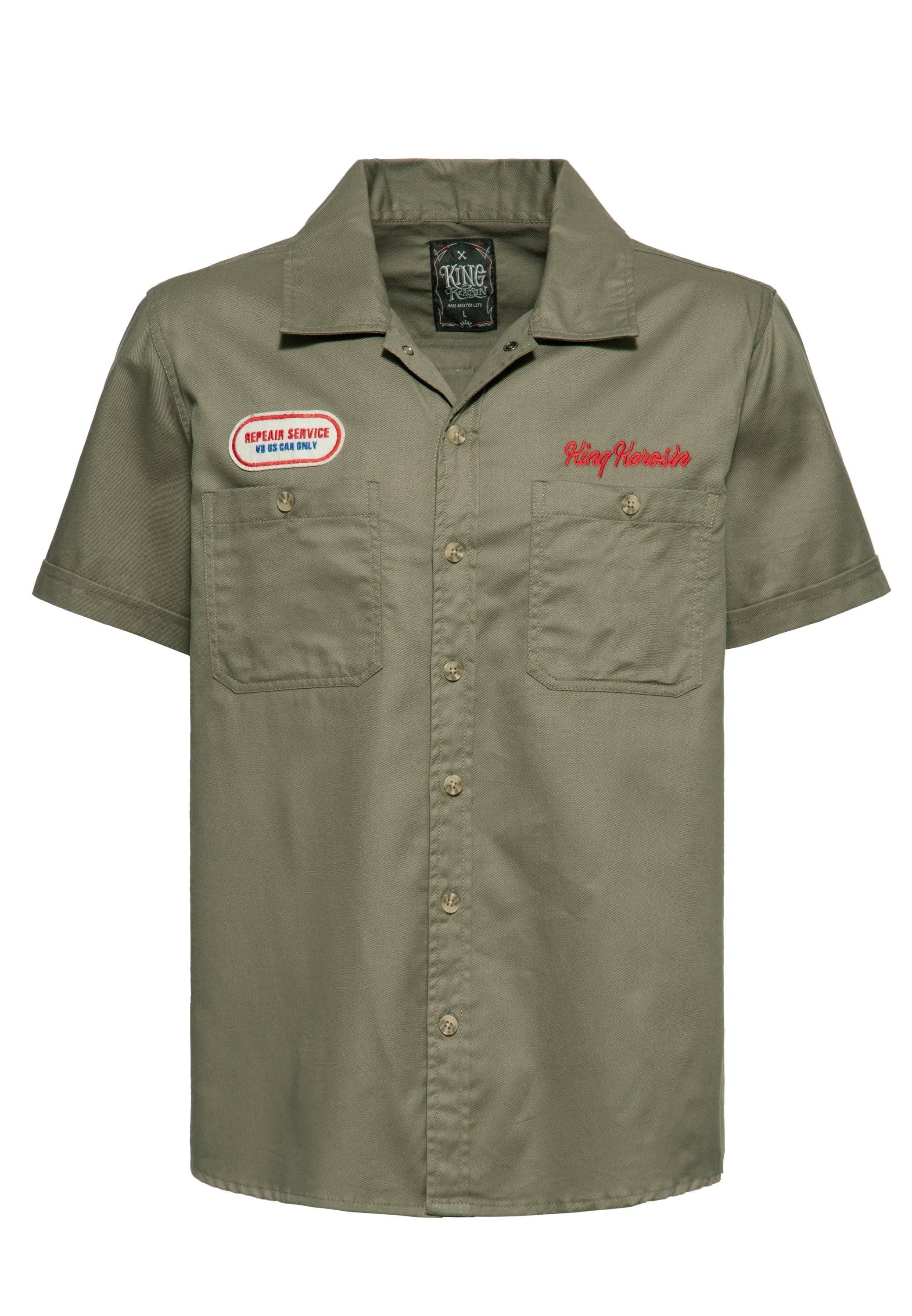 KING KEROSIN - Wholesale Shirt - Men's - Workwear shirt “Speed Kings”0