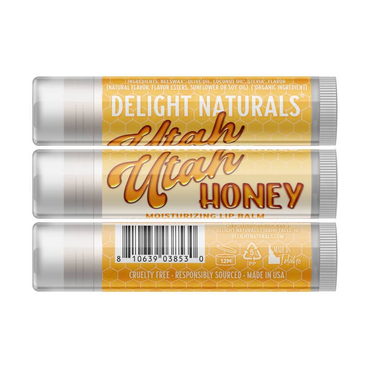 Delight Naturals - Wholesale Lip Balm - Utah Honey Lip Balm1