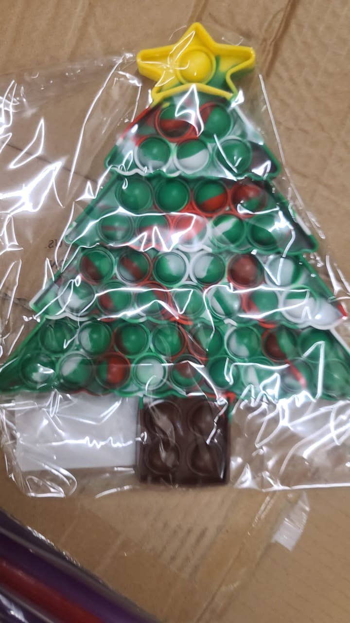 JSBlueRidge Toys - Wholesale Fidget Toy - Kids - Holiday Winter Tree Pop It Fidget Kids Toys16