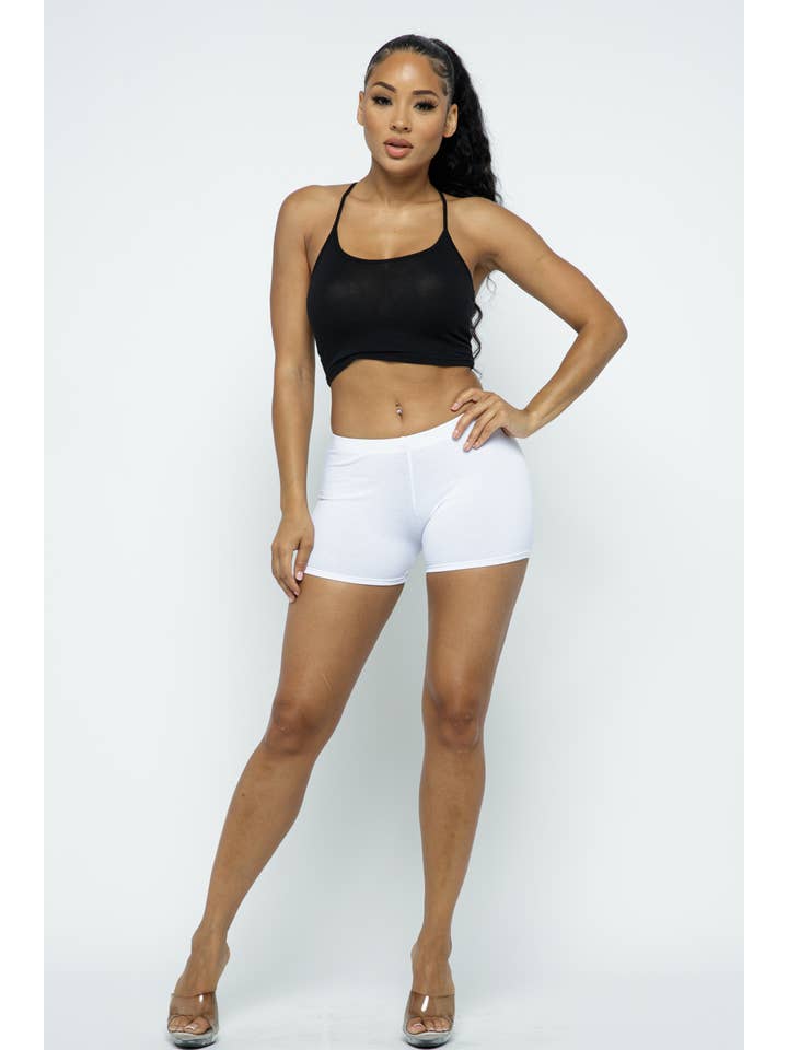 Lime All the Time - Wholesale Lounge Shorts - Women's - Basic Solid Lounge Shorts9